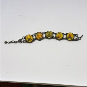 Vintage Avon victorian Christmas Charm Bracelet